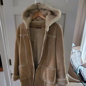 Woman's Leather Coat Size L